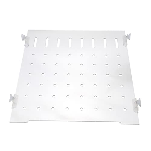 BUGUUYO Isolation Platte Für Aquarien 3mm Mit 4 Fixierclips Trennwand Für Fischtanks Segregation Plate Zur Vermeidung Von Fischbissen Und Zur Optimalen von BUGUUYO