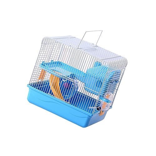 BUGUUYO Villenkäfig Für Kleine Haustiere Haustierkäfig Hamsterkäfige Hamster+käfige Hellblau Chinchillakäfig Blue von BUGUUYO