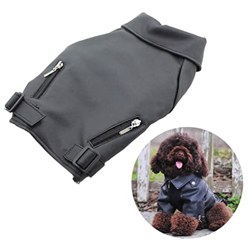 BUGUUYO Warmer Mantel Wintermäntel Hundeweste Mantel Hundemäntel Hundejacken Welpenjacke Mit Reißverschluss Hundekostüme Winterjacken Winterweste Für Hunde Kleidung Reflektierend von BUGUUYO