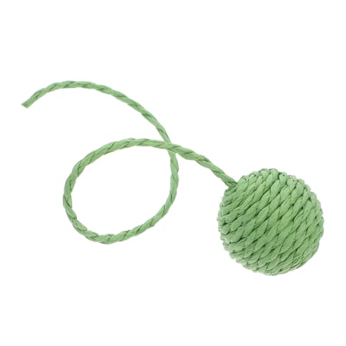 BUGUUYO katzenkratzbaum Katzen kratzmöbel für Katzen katzenpflege katzenball Katzenspiele Sisalball-Katzenkratzer Katzenspielzeug Kätzchen Bälle Kratzball für Katzen Papier Green von BUGUUYO