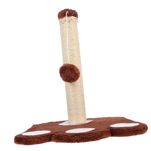 BUGUUYO kratzbaum für Katzen katzenmöbel cat Furniture kratzmatte für Katzen Kletterbaum für Katzen cat Toy Kratzen Aufkleber Bodenkratzbaum Verschleißfester Katzenkratzer Hanfseil Brown von BUGUUYO