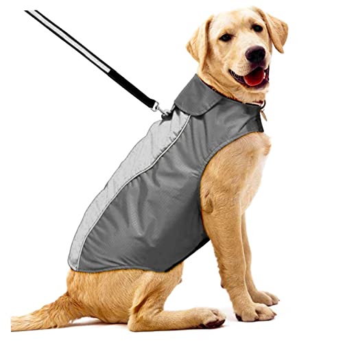 BUGUUYO welpen Warmer Mantel Hundemäntel für kaltes Wetter Fleecejacke Hundepullover mit Ring Haustierkleidung Hundeweihnachtspullover hundemantel Dog Raincoat Dog Coat Hundejacke Black von BUGUUYO