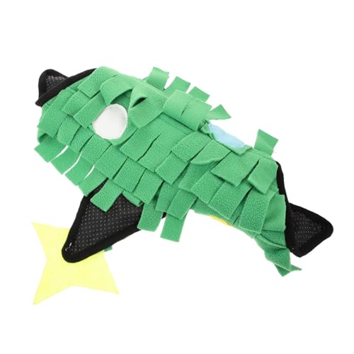 BUGUUYO Interaktive Hund Futtersuche Matte Pet Snuffle Matte Weihnachten Thema Langsam Feeder Lint Material Training von BUGUUYO