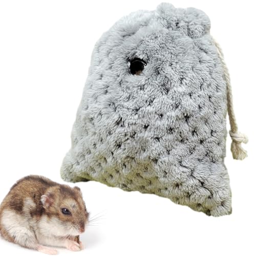 Sugar Glider Pouch | Sugar Glider Warmer Baumwollkäfig | Bequeme Tragetasche mit Kordelzug und atmungsaktiver Belüftung für Meerschweinchen, Eichhörnchen Bukbag von BUKBAG