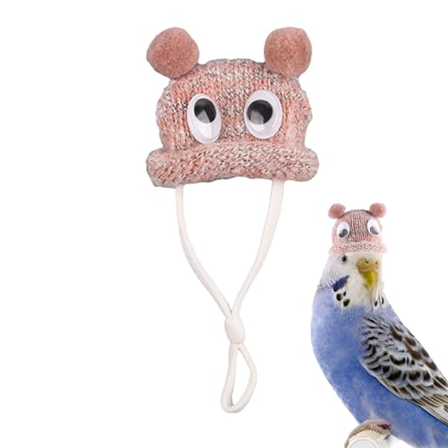 BUKISA Meerschweinchenmütze, Winzige Mütze für Hamster - Mini Handgestrickte Mützen,Weiche, gemütliche kleine Hüte mit verstellbarem Riemen, Kleidung, Kostümzubehör, Hamster-Outfits, Foto-Requisiten von BUKISA