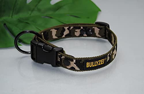 Halsband Camouflage 25mm breit, tarn von BULLYZEI