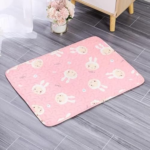 Hundebett, Kühlmatte, Hundematte, Neue S 2XL Haustier Hund Katze Matte Kühl Sommer Pad Matte Atmungsaktive Decke Sofa for Hund Katze Schlafen Waschbar haustier Hund Bett Katze Matten ( Color : Roze , von BUNGAA