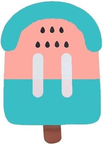 Hundebett, Kühlmatte, Hundematte, Sommer Katze Hund Bett Kissen Haustier Kühl Pad Cartoon Popsicle Form Hund Bett Abnehmbare Waschbar Zwinger Haustier Schlafen Matte hund Bett ( Color : Watermelon , S von BUNGAA