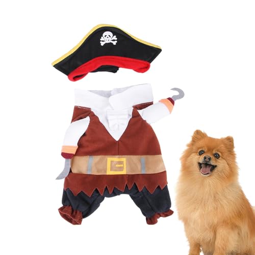 BUNIQ Haustiere Cosplay-Bekleidung - Atmungsaktive, stilvolle Hundekostüme im Ritterstil für Halloween | Halloween-Kostüme für Haustiere für Halloween-Reisen, Halloween-Party, Foto-Requisiten von BUNIQ