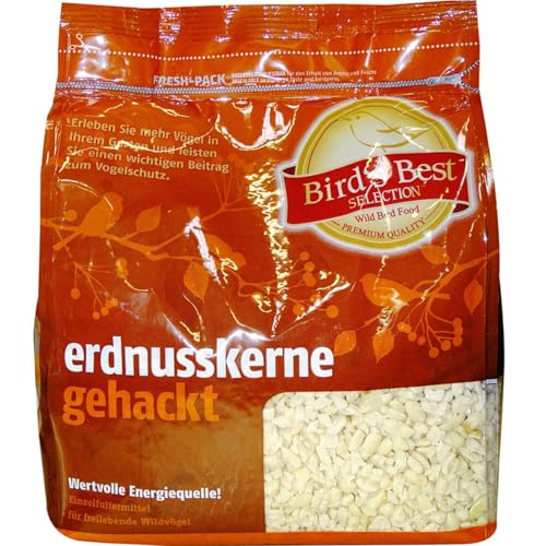 10x 1kg gehackte Erdnusskerne Vogelfutter Wildvögel Premiumqualität Erdnüsse 10kg von BURI