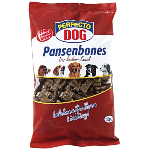 11x 150g Perfecto Dog Pansenbones Leckerlis für Hunde Hundeleckerli Leckerli 1650g von BURI