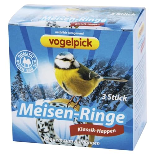 18x Meisenringe 3er 150g Vogelfutter Knödeln Streunahrung Winter Wildvögel Fett von BURI