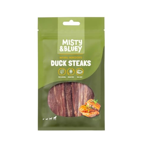 20x 70g Duck Steaks Ente Leckerlis für Hunde Snack Hund 100% natürlich getreidefrei von BURI