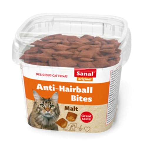 6X 75g SANAL Cat Anti-Hairball Katzenfutter Leckerlis für Katzen Katze Futter 450g von BURI