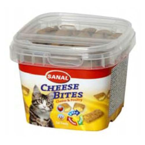 6X 75g SANAL Cat Cheese Katzenfutter Leckerlis für Katzen Katze Leckerli Käse 450g von BURI