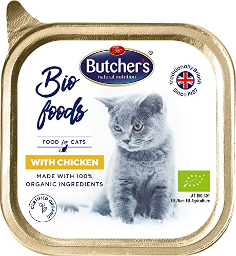 Butcher's Bio Foods Katze mit Huhn Pastete 85g von BUTCHER'S