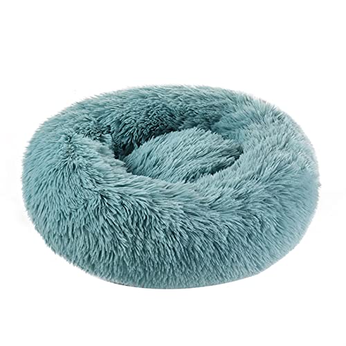 BUUNHI Hundebett Donuts Hundebettkorb Beruhigungsbett Haustierhütte Katzenhaus Kuschelkatzenbetten für kleine große Hunde Hundematte (Color : Mint Green, Size : XXL 100cm) von BUUNHI