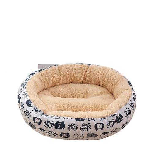 BUUNHI Hundebett Hundebett Katzenbett Teddy Kleine und mittelgroße Hunde Warmes Haustierbett Hundebett Hundebett Hundematte (Color : Chocolate, Size : 50x12cm) von BUUNHI