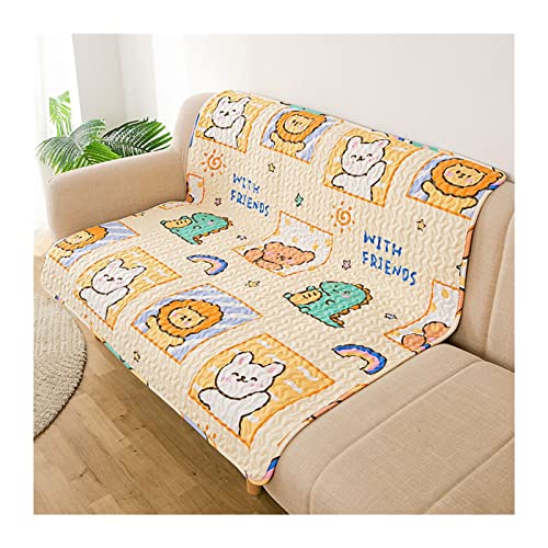 BUUNHI Hundebett Zwingerkisten Matte Katze Welpenkissen Wiederverwendbare waschbare Trainings-Pee-Pads Reise-Auto-Matten für Hunde Hundematte (Color : Cute Animals, Size : S - 70x70cm) von BUUNHI