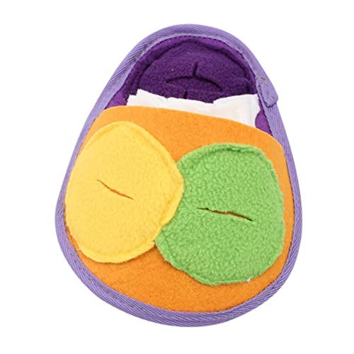 BUUNHI Kauspielzeug für Hunde Haustier Hund Geruch Training Schnüffel Pad Hund Puzzle Spielzeug Langsam Fressnapf Futterspender Spielzeug Haustierspielzeug (Color : A) von BUUNHI