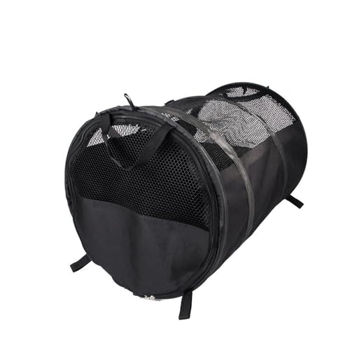 Hundedecke Pet Carrier Dog Tote Bag Faltbare Zelt Autotasche Rücksitzkissen Autositzbezüge (Color : Black, Size : 2) von BUUNHI
