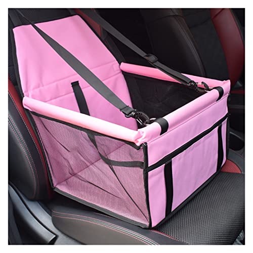 Hundedecke Pet Carrier Hundeautositzbezug Rückenhängemattenschutz Transportsitztasche Autositzbezüge (Color : B-Pink) von BUUNHI