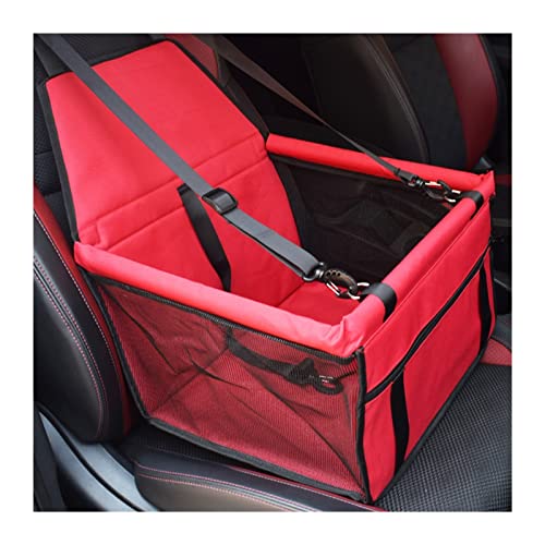 Hundedecke Pet Carrier Hundeautositzbezug Rückenhängemattenschutz Transportsitztasche Autositzbezüge (Color : B-Red) von BUUNHI