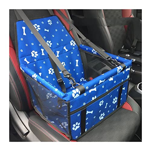 Hundedecke Pet Carrier Hundeautositzbezug Rückenhängemattenschutz Transportsitztasche Autositzbezüge (Color : C-Blue Bones) von BUUNHI