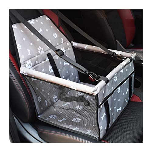 Hundedecke Pet Carrier Hundeautositzbezug Rückenhängemattenschutz Transportsitztasche Autositzbezüge (Color : C-Gray Bones) von BUUNHI