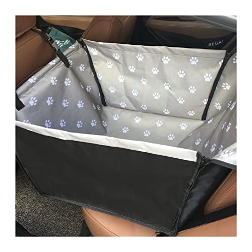 Hundedecke Pet Carrier Hundeautositzkissen Federmatratze Hundetransport Autositzbezüge (Color : Gray, Size : 60x40x35cm) von BUUNHI