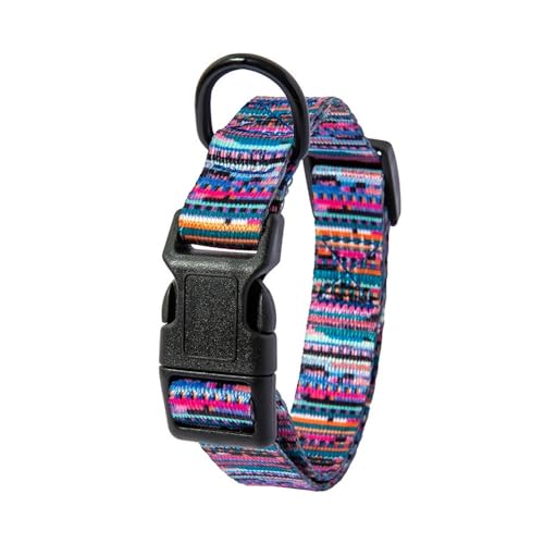 Hundeleine Pet Collar Leine Set Hunde- und Katzenhalsband und verstellbare Leine Verstellbare Führleine (Color : 3, Size : 29-47CM) von BUUNHI