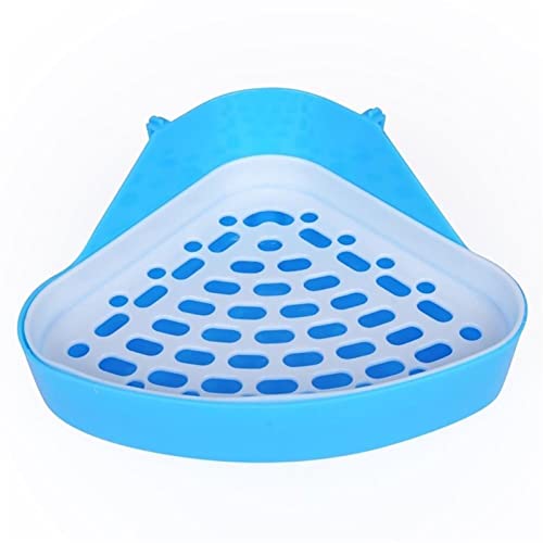 Hundetoilette Fach Ecke Für Hamster Schwein Katze Kaninchen Pee Plastik Töpfchen Training Haustier Toilette Kleintier Wurf Haustiermatte (Color : 1) von BUUNHI