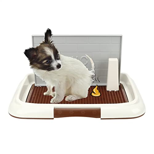 Hundetoilette Haustierprodukt Pee Training Gitter WC Dog Toilette BettPan Welpen Wurfablage Einfache Zu Reinigen Haustier Toilettentöpfchen Haustiermatte (Color : 1) von BUUNHI