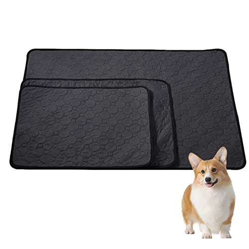 Hundetoilette Hundewechsel Pad Welpe Wiederverwendbare rutschfeste Töpfchenreisewindel-Haustier-Training 4-Schicht Schnell Absorbierend Haustiermatte (Size : 1) von BUUNHI