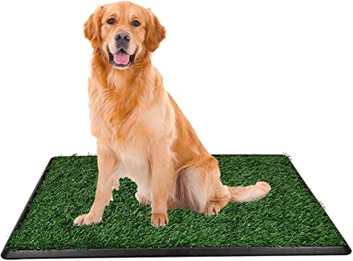 Hundetoilette Künstliche High-Density Rasen Three-Layer Rasen Hund Toilette Hund Töpfchen Hund Urinal Haustier Toilette Haustierbedarf Haustiermatte von BUUNHI