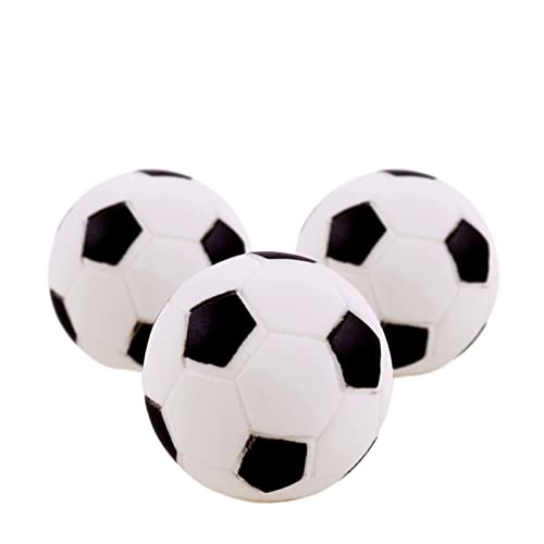 Kauspielzeug für Hunde 1 Stück Durchmesser 6 cm quietschendes Haustier-Hundeballspielzeug für kleine Hunde Gummi-Kauspielzeug für Welpen Haustierspielzeug ( Color : Soccer , Size : 1 pcs random color von BUUNHI