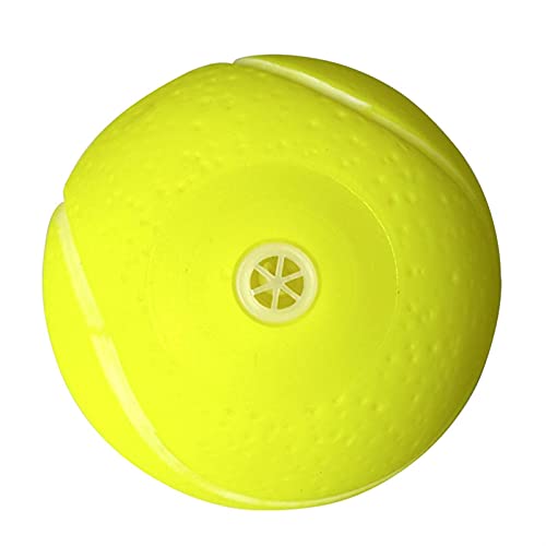 Kauspielzeug für Hunde 1 Stück Durchmesser 6 cm quietschendes Haustier-Hundeballspielzeug für kleine Hunde Gummi-Kauspielzeug für Welpen Haustierspielzeug ( Color : Tennis , Size : 1 pcs random color von BUUNHI