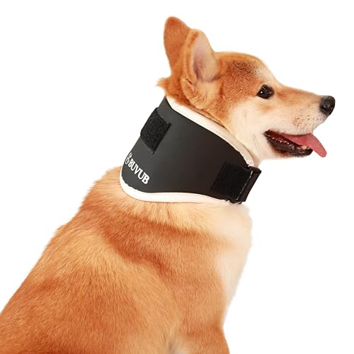 BUVUB Hundehalsbandage, unterstützt den Hals des Haustieres mit zervikalen Wirbelverstauchungen, Instabilität, Bandscheibenerkrankungen (IVDD) Haustier-Halsbandage, Halsbandage, für Hunde (S) von BUVUB