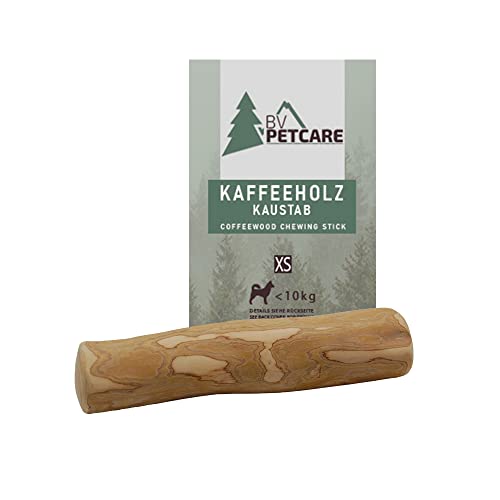 BV Petcare | Kaffeeholz Kaustab, Kau Knochen aus Kaffeeholz, natürliches Hundespielzeug für Hunde - XS - für Hunde bis 10 kg… von BV Petcare