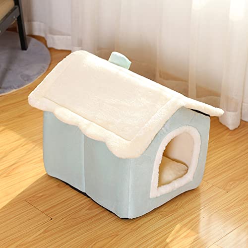 BWCKMTSC Herbst Und Winter Kleine Katze Zwinger Katze Haus Haustier Katze Haustier Bett Weiche Bequeme Warme Katze Bett Haustier Pad von BWCKMTSC