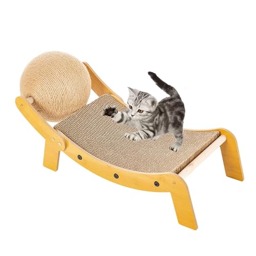 BWCKMTSC Katzenkratzer, großes Katzenkratzer-Sofabett, Katzenkratzbrett, verschleißfestes Katzen-Lounge-Bett zum Schleifen von Krallen, zum Ausruhen von Kätzchen beim Spielen, Möbelschutz, B von BWCKMTSC