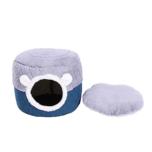 BWCKMTSC SUICRA Haustierbetten, Katzenbett, Warmer Haustierkorb, gemütliches Kissen, Katzenhaus, Zelt, kleine Hundematte, Tasche (Größe: S) von BWCKMTSC