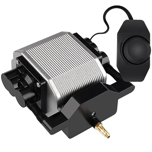 BYCUFF Air Assist Pumpe, 30 l/min, 16 W, Luftunterstützung für Schneider und Gravierer, entfernt Rauch und Staub, schützt die Linse, einfache Installation von BYCUFF