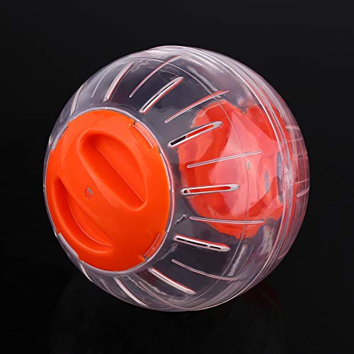 Hamster Rennmäuse Spielzeug Hamster Ball Hamster Übungsball Roll-N-Around für Kleintiere Hamster Rennmäuse Kleintiere Käfig Zubehör (Gelb) von BYERZ