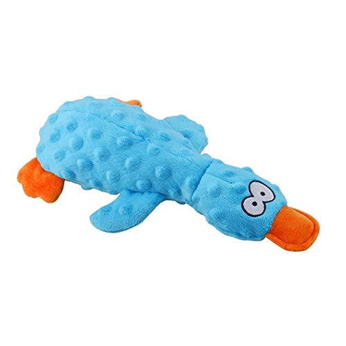 BYNYXI Hundespielzeug Quietschspielzeug, 27 Plüsch Ente Squeaky Toy Gefüllte Plüschtiere Tierspielzeug Interaktives Spielzeug Kauen Sound Fun Hundespielzeug für Welpen, Kleine, Mittlere, Große Hunde von BYNYXI