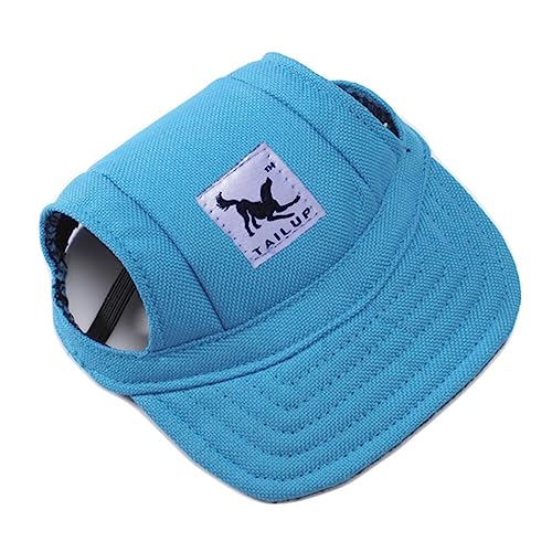 Hunde Mütze Cap, Baseballmütze Hund Kleine Haustier Verstellbarer Hundecap mit Ohrlöchern Basecap Outdoor Welpen Hundemütze Sommer Hüte Baseballkappe Sport Kappe Haustier Hunde Sonnenhut von BYNYXI