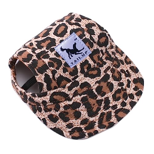 Hunde Mütze Cap, Baseballmütze Hund Kleine Haustier Verstellbarer Hundecap mit Ohrlöchern Basecap Outdoor Welpen Hundemütze Sommer Hüte Baseballkappe Sport Kappe Haustier Hunde Sonnenhut von BYNYXI