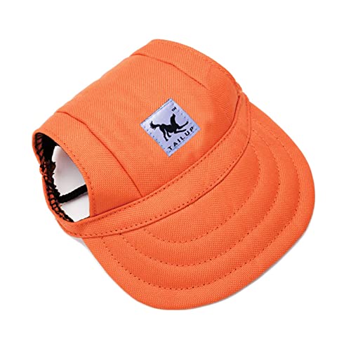 Hunde Mütze Cap, Baseballmütze Hund Kleine Haustier Verstellbarer Hundecap mit Ohrlöchern Basecap Outdoor Welpen Hundemütze Sommer Hüte Baseballkappe Sport Kappe Haustier Hunde Sonnenhut von BYNYXI