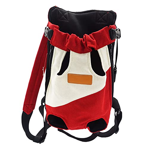 BYYLECL Haustier-Reise-Rucksack, Hunde-Rucksack, atmungsaktiv und bequem, tragbare Reisetasche, Hundetragetasche, kleine mittelgroße Hunde, Katzen, Welpen von BYYLECL