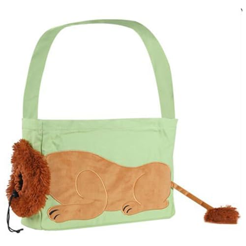 BYYLECL Tragetasche für kleine Hunde, Katzentragetasche, niedlicher Löwen-förmiger Haustier-Schultertasche, Katzentragetasche mit Aussparung für den Kopf, für Katzen, Hunde, kleine Haustiere, große von BYYLECL